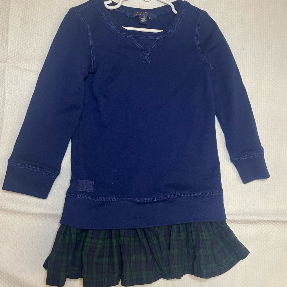 Polo sweatshirt dress